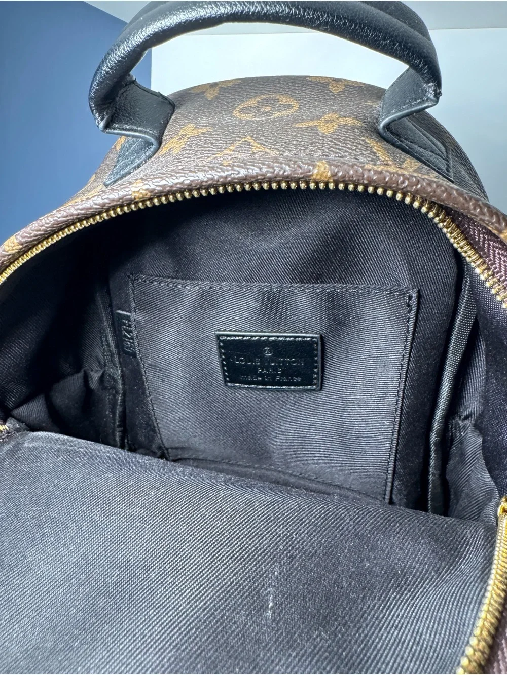 Louis Vuitton Brown Monogram Mini Backpack with Gold Hardware
